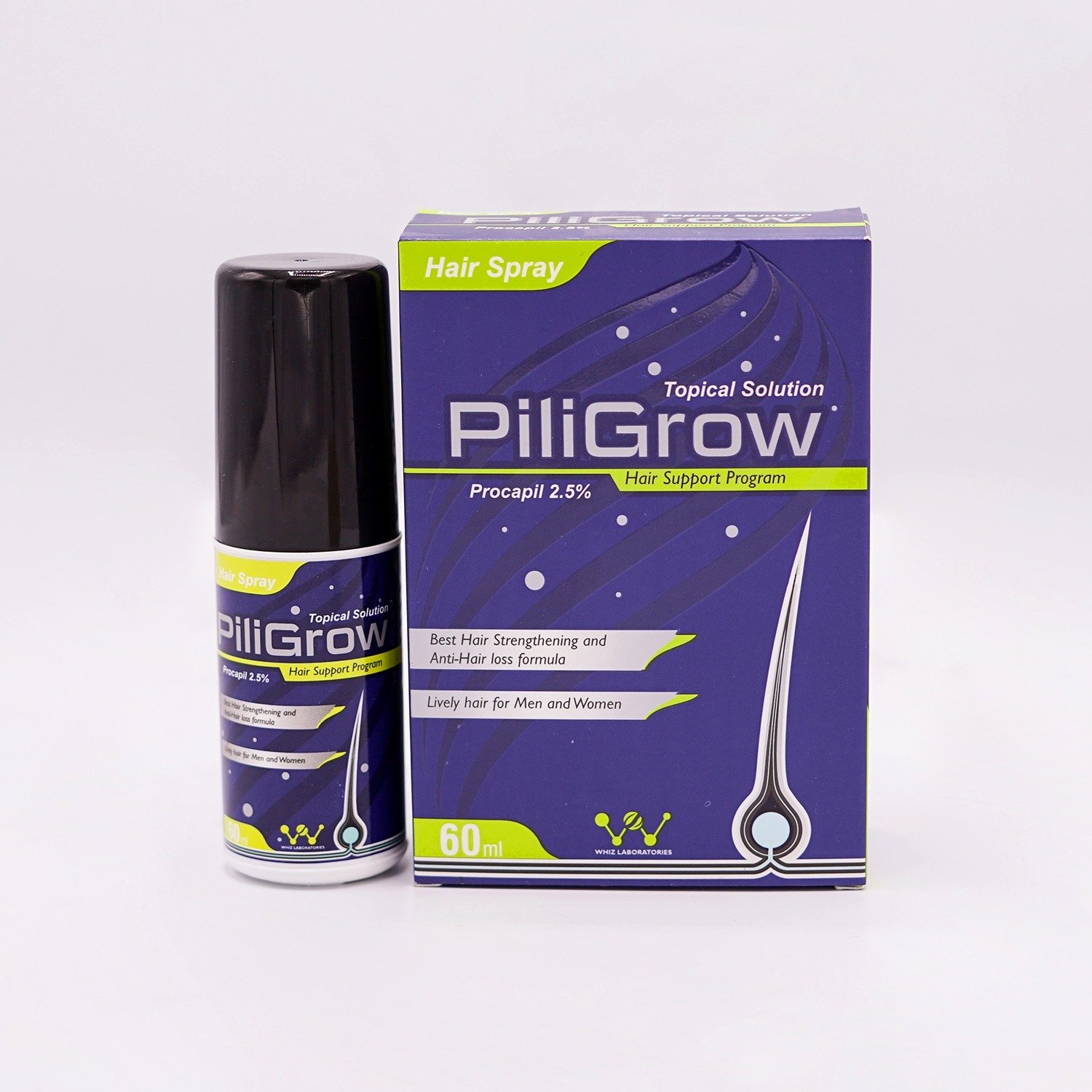 Piligrow Topical Solution 60 ml: Targeted Hair Regrowth Treatment
